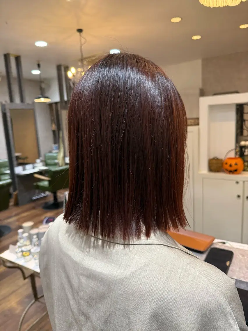 カラー カット ヘアカラー トリートメント レイヤー/パーマ 松本　希愛のヘアスタイル