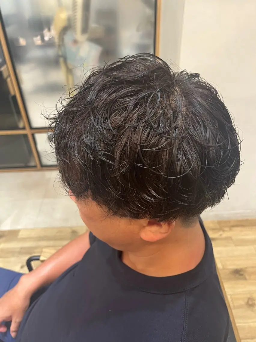 パーマ メンズ メンズパーマ ニュアンスパーマ 🟦メンズ特化🟦 たかしま　あさひのヘアスタイル
