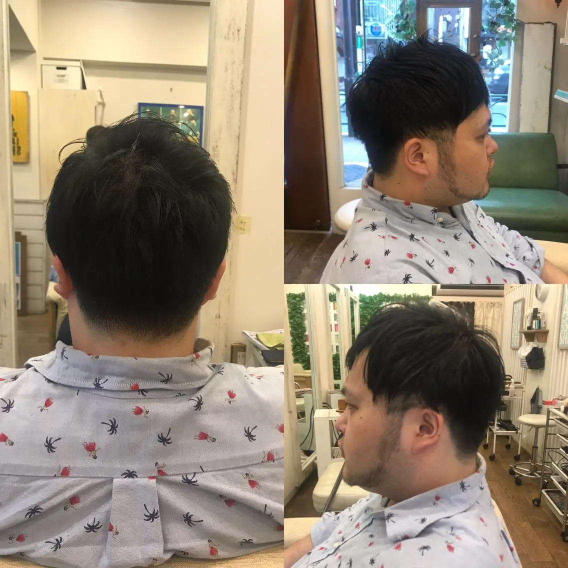 ショート メンズ 刈り上げ カット 吉原 頌平のヘアスタイル