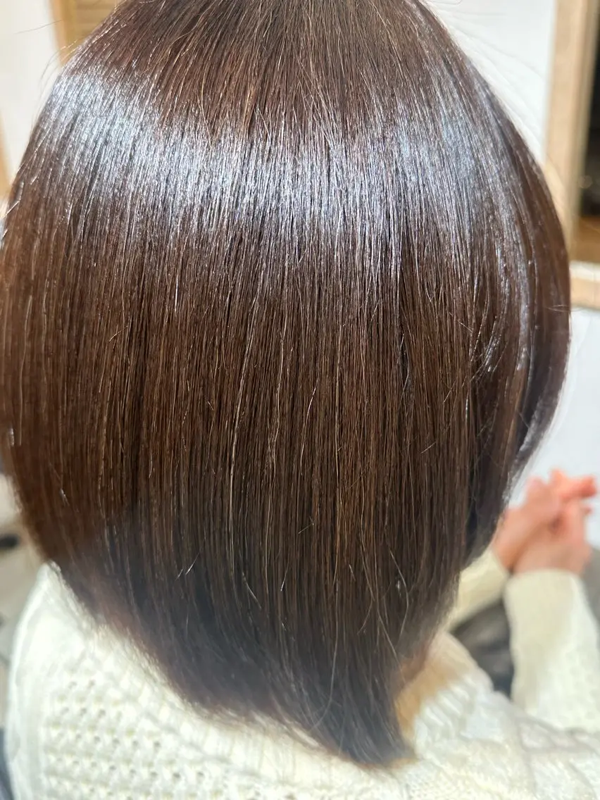 ミディアム カラー 福守 博史のヘアスタイル