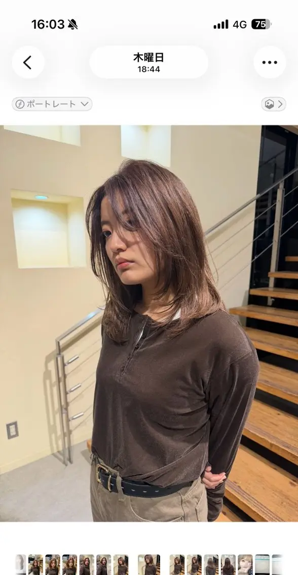 ミディアム ヘアカラー トリートメント Miyako. 透明感カラー🫧のヘアスタイル