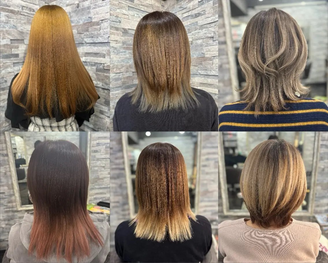 セミロング カラー 大通り1番出口1分 髪質改善ヴィソップのヘアスタイル