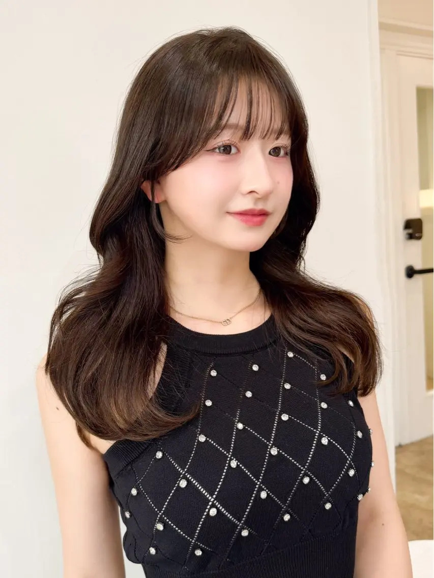 セミロング 韓国アイドルヘア🩶 nanako🦋のヘアスタイル