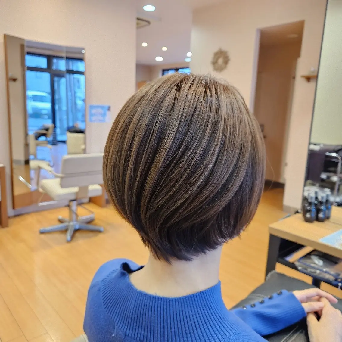 ショート ショートヘア 髪質改善/白髪ぼかし SHIONのヘアスタイル