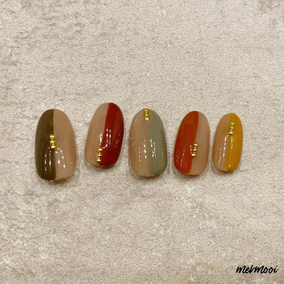 ネイル ジェルネイル ニュアンスネイル mermooi nailのネイルデザイン