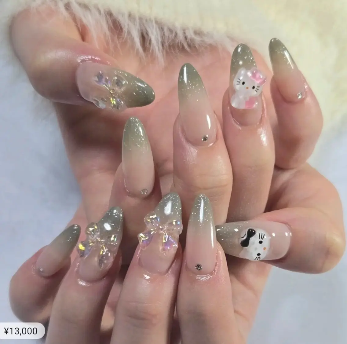 ネイル 長さ出し ネイルチップ ハンドネイル Nail Daisyのネイルデザイン