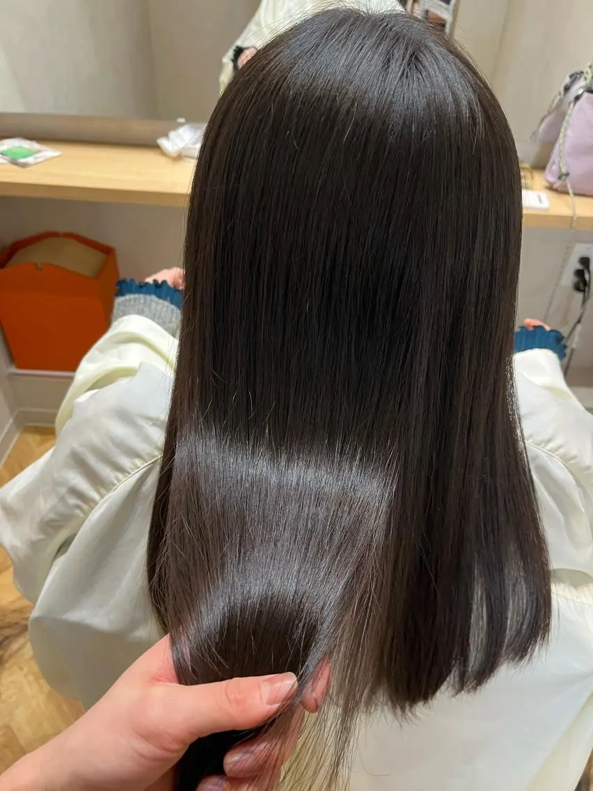 🌈ミニモ限定価格🌈髪質改善ストレート+前髪カット+tokioトリートメントの写真