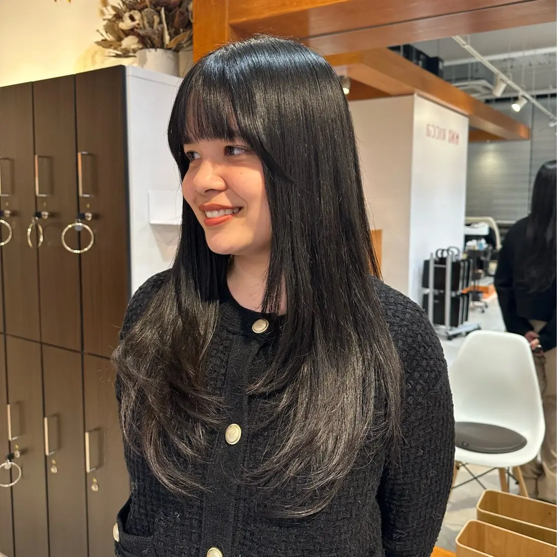 ロング カラー ひらい るなのヘアスタイル