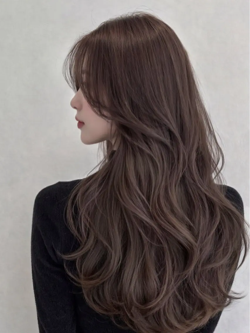 ロング カット ヘアカラー トリートメント KANA🌷 髪質改善のヘアスタイル