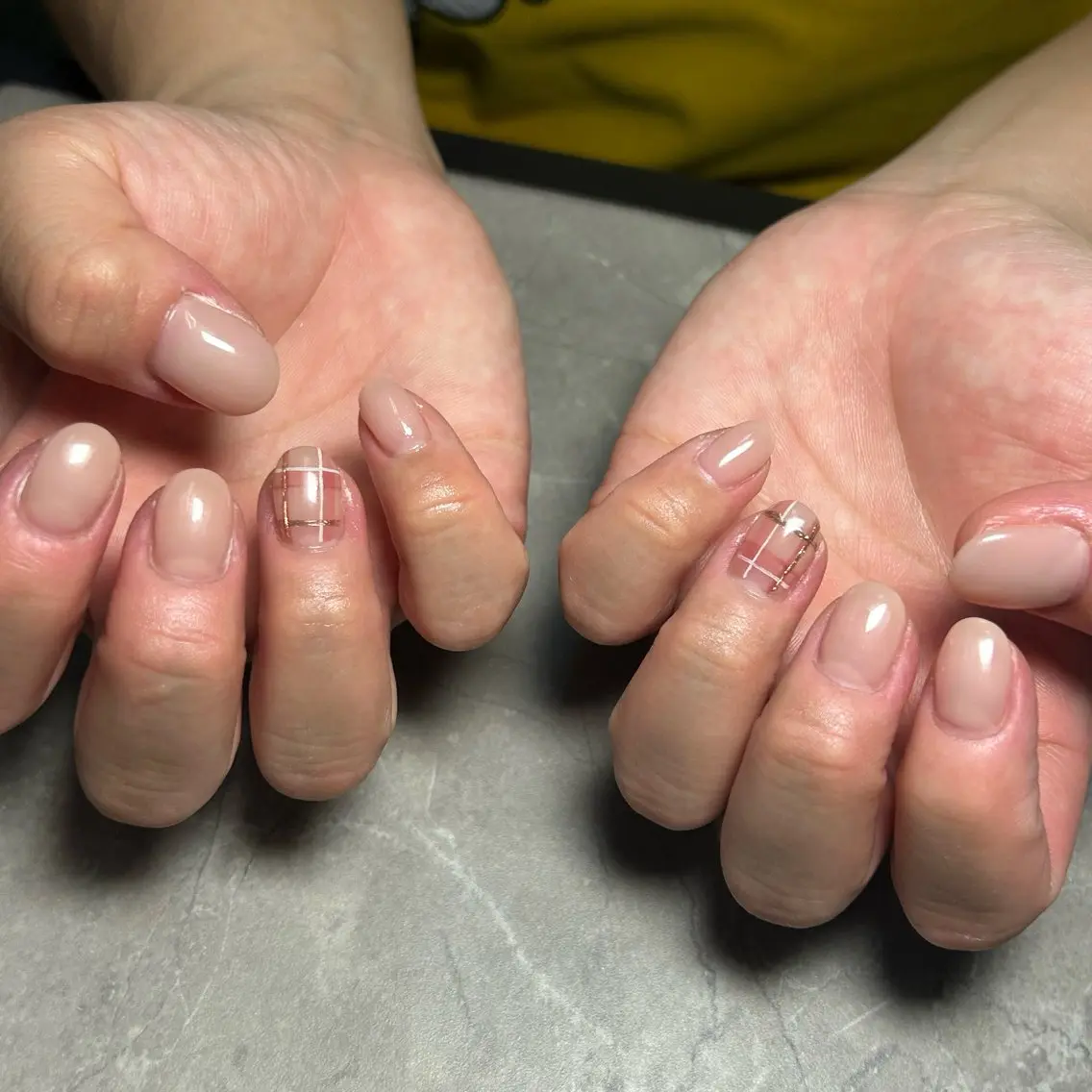 ネイル ショートネイル シンプルネイル Lulea nailのネイルデザイン