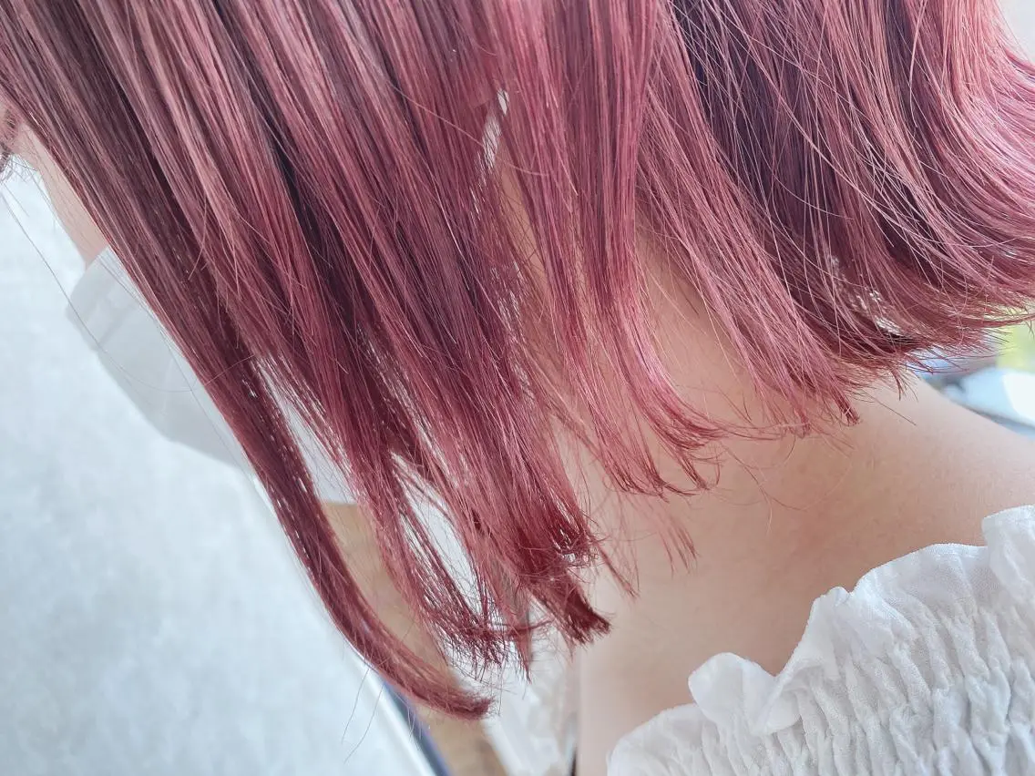 ショート カラー カット ヘアカラー トリートメント 浦口友華 ♡  暖色系カラーのヘアスタイル