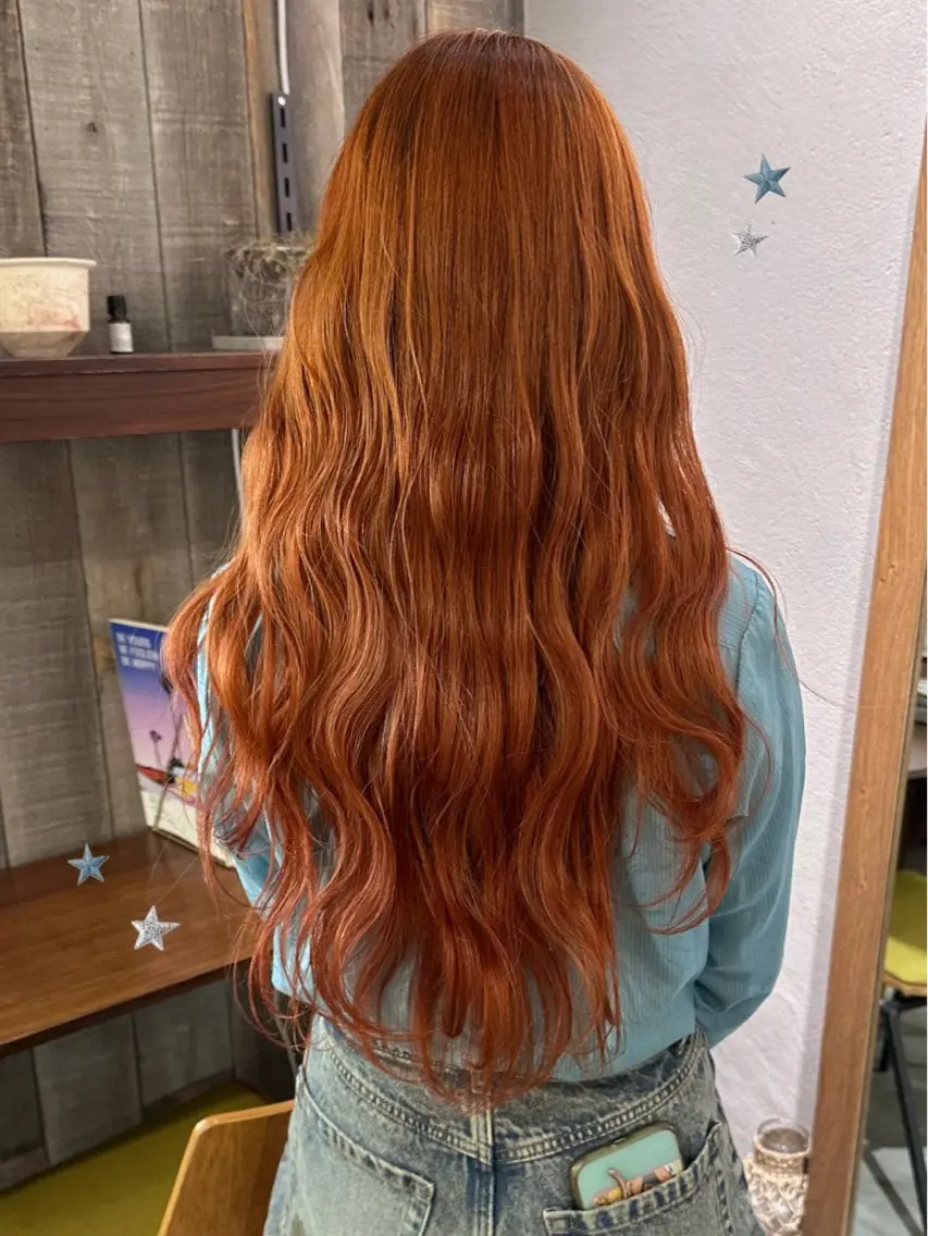 ロング カラー ダブルカラー 暖色カラー/レイヤー 🌙 オノユリカのヘアスタイル
