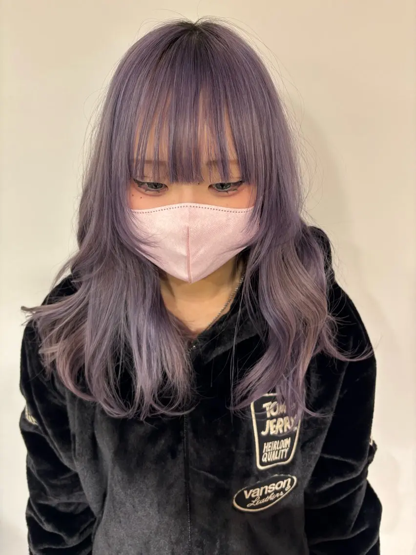 カラー ヘアカラー 白石 歩真のヘアスタイル