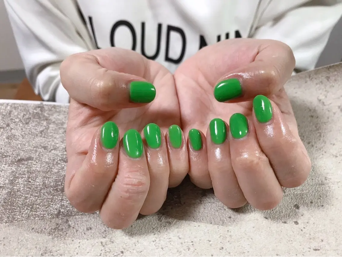 ネイル オーロラネイル フットネイル フレンチネイル ジェルネイル 韓国ネイル ハンドネイル kiki nail たまプラーザのネイルデザイン