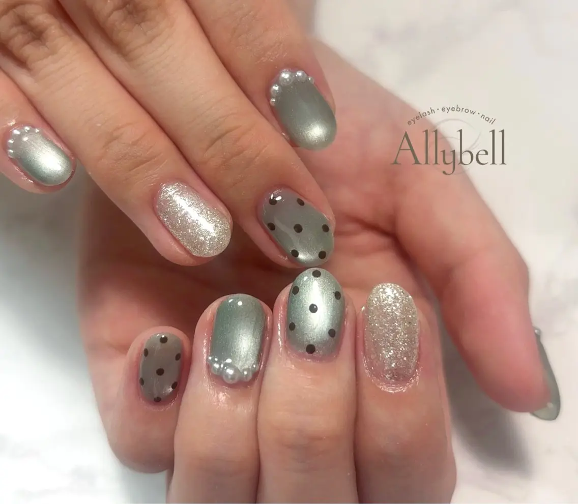 ネイル ハンドネイル Allybell🫧 Momokaのネイルデザイン