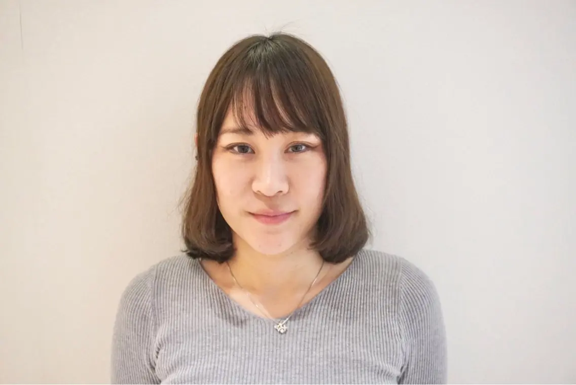 ミディアム ミディアムパーマ ボブ 長めボブ ミヤザキ ユタカのヘアスタイル