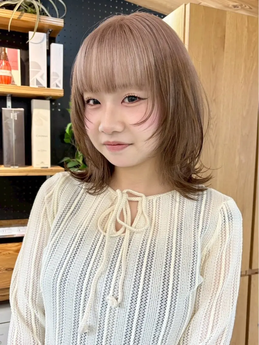 ミディアム カラー マナ /透明感カラー🩰のヘアスタイル