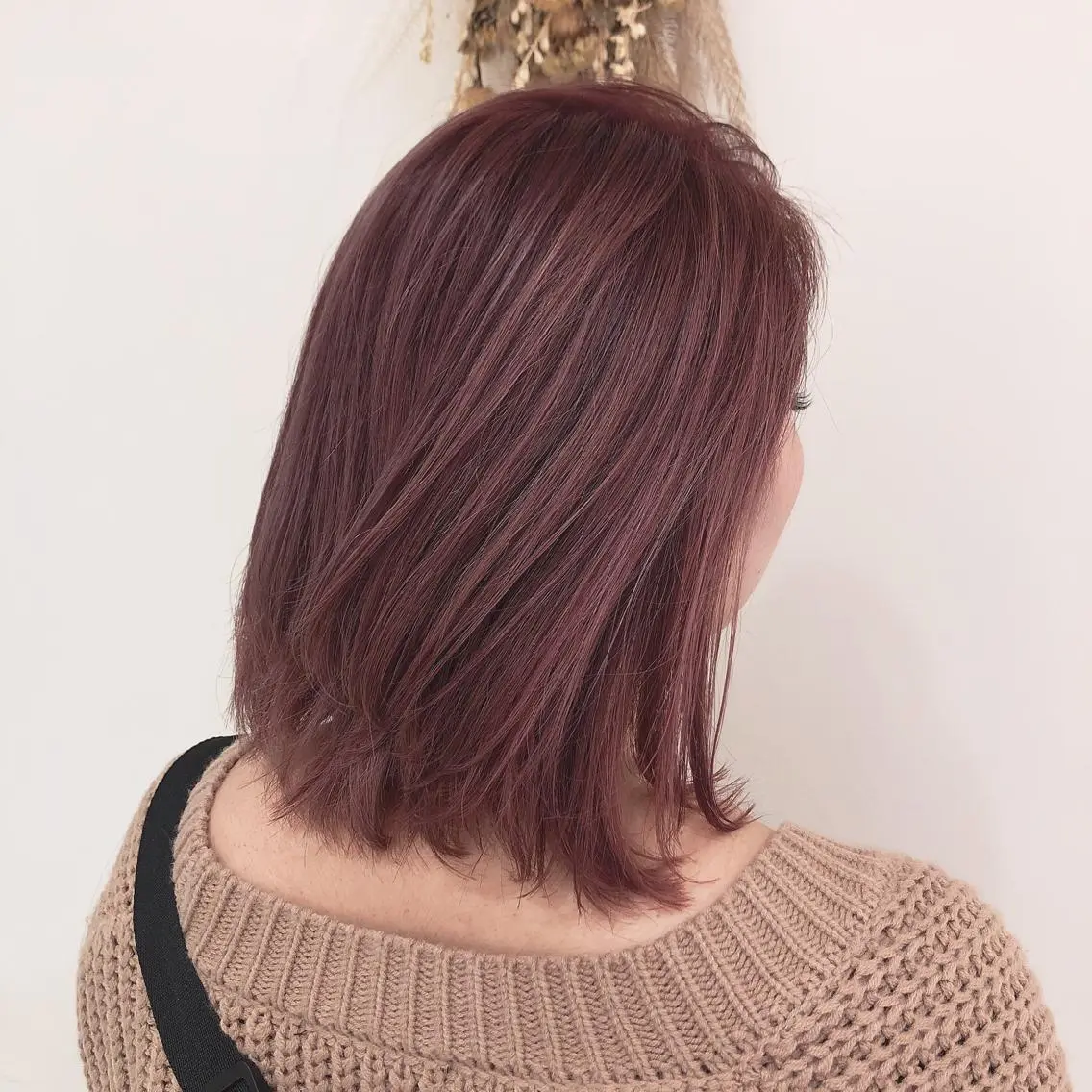 ミディアム カラー ピンクカラー ヘアカラー cyan SANAMIのヘアスタイル