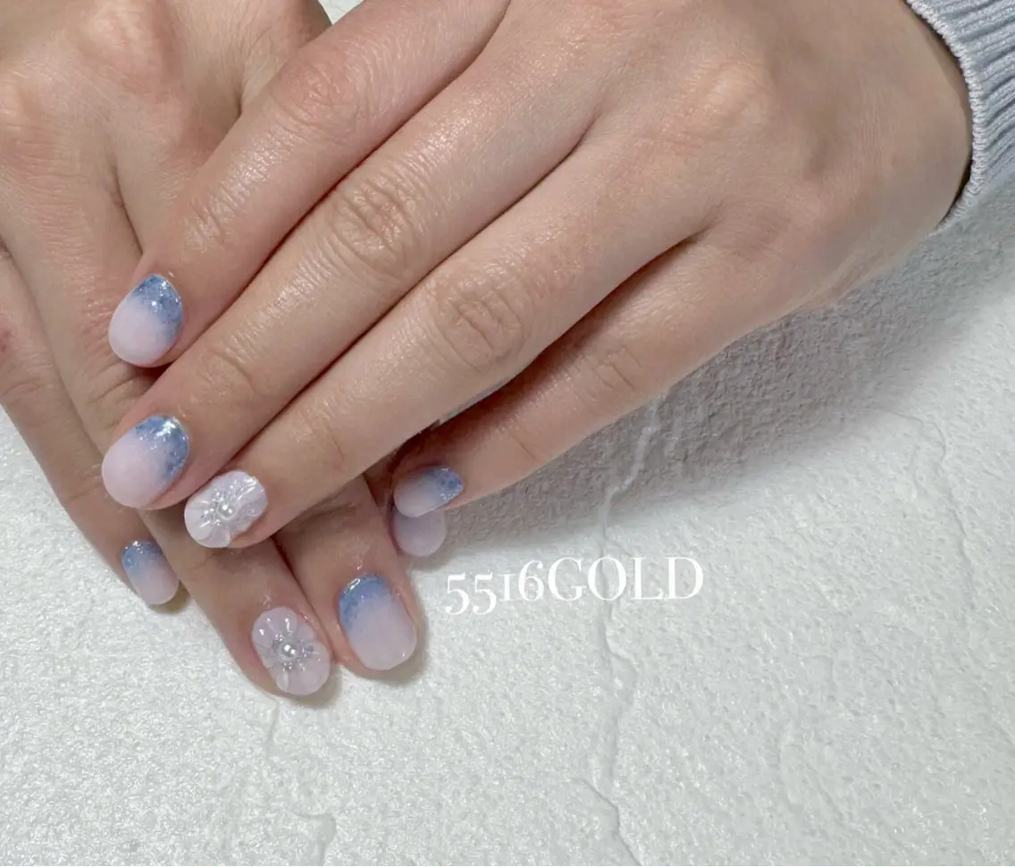 ネイル フラワーネイル 💎5516 MACHIKOのネイルデザイン