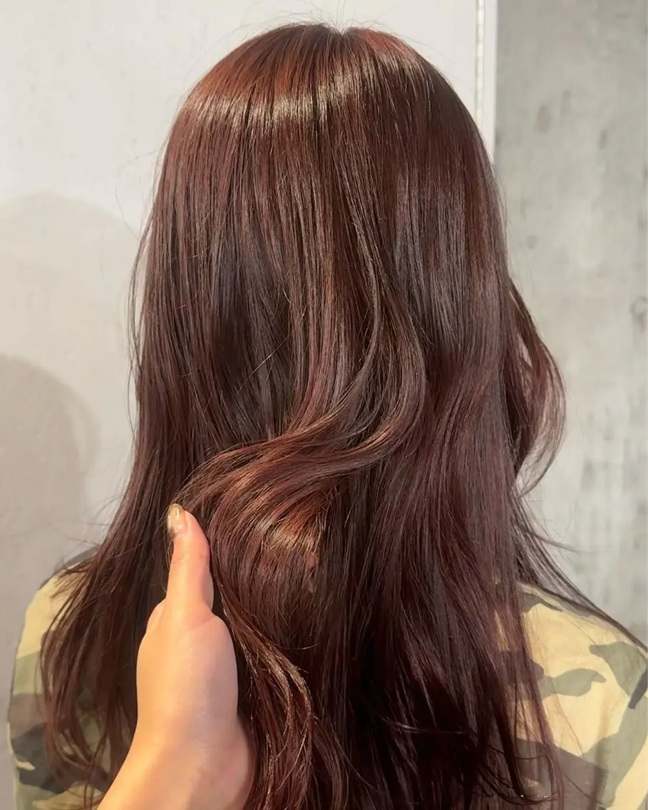 「７月限定」🍒人気No.１❤️‍🔥イルミナカラーorアディクシーカラー＋うる艶トリートメントの写真