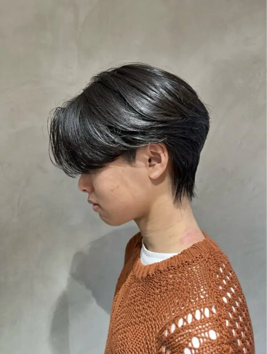 パーマ メンズ 重松 丈博のヘアスタイル