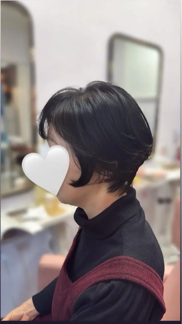 ショート カット トリートメント 河本 正美のヘアスタイル