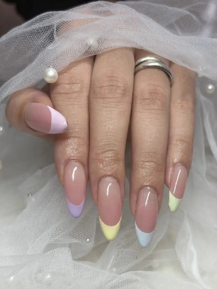 HAND💝フレンチネイルの写真