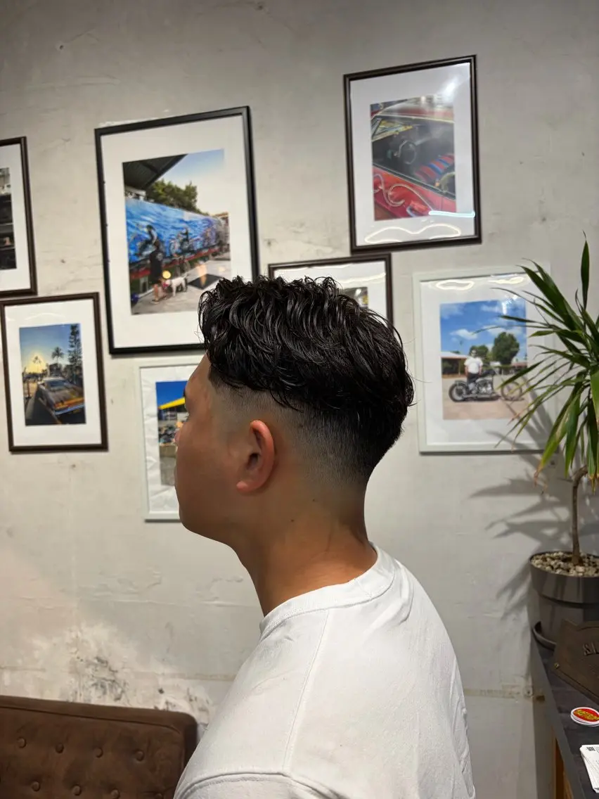 パーマ メンズ カット パーマ SANDGATE shionのヘアスタイル