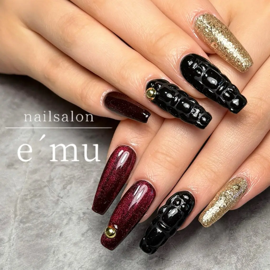 ネイル ハンドネイル nailsalon e´muのネイルデザイン