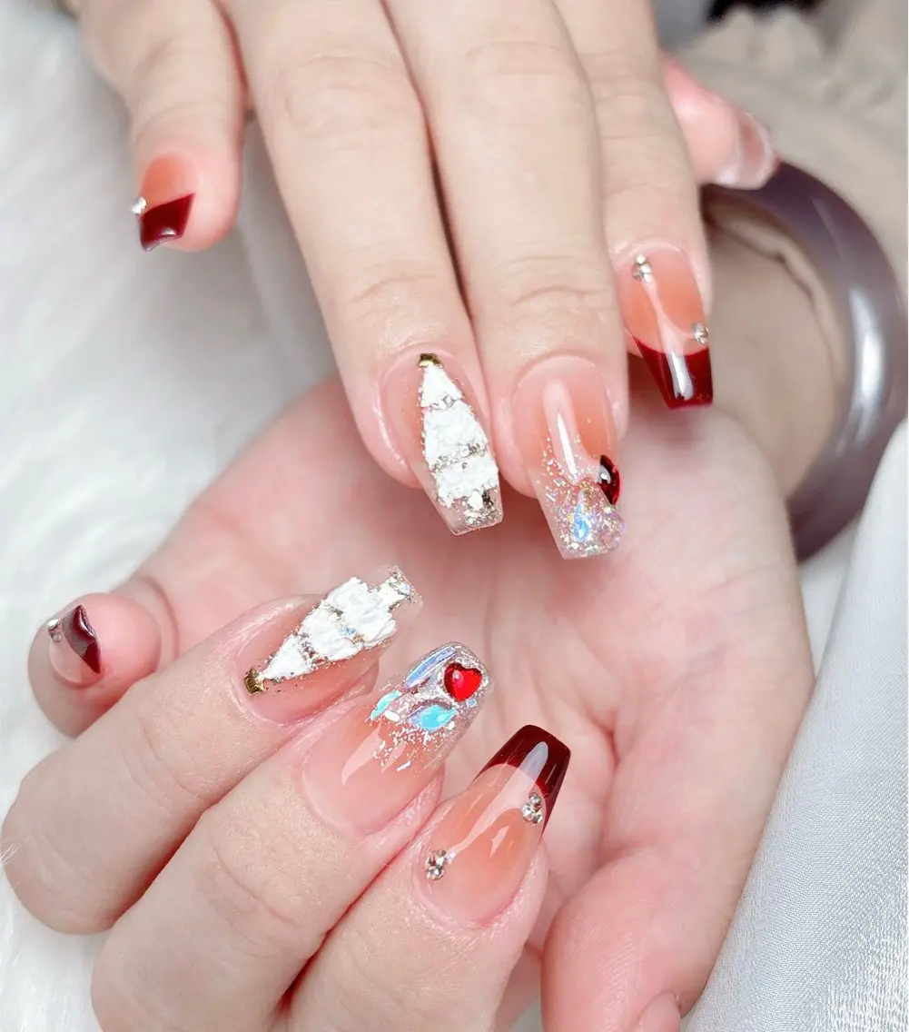 ネイル ハンドネイル M🌷nail 長さだし専門店のネイルデザイン