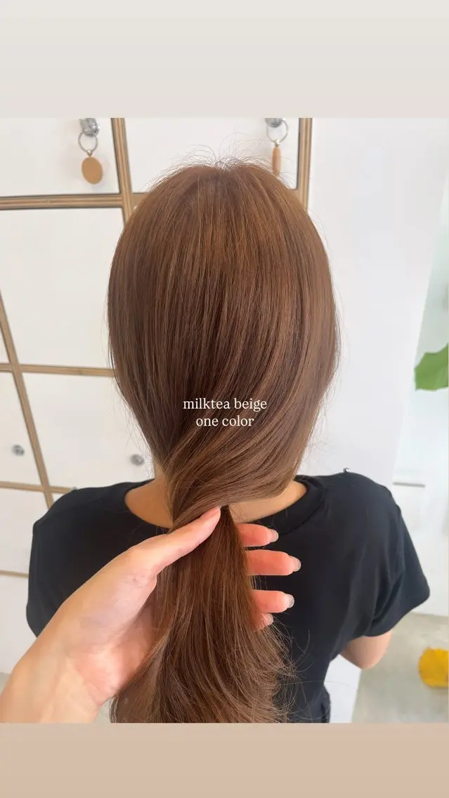 ロング カラー ヘアカラー 山口 愛結のヘアスタイル