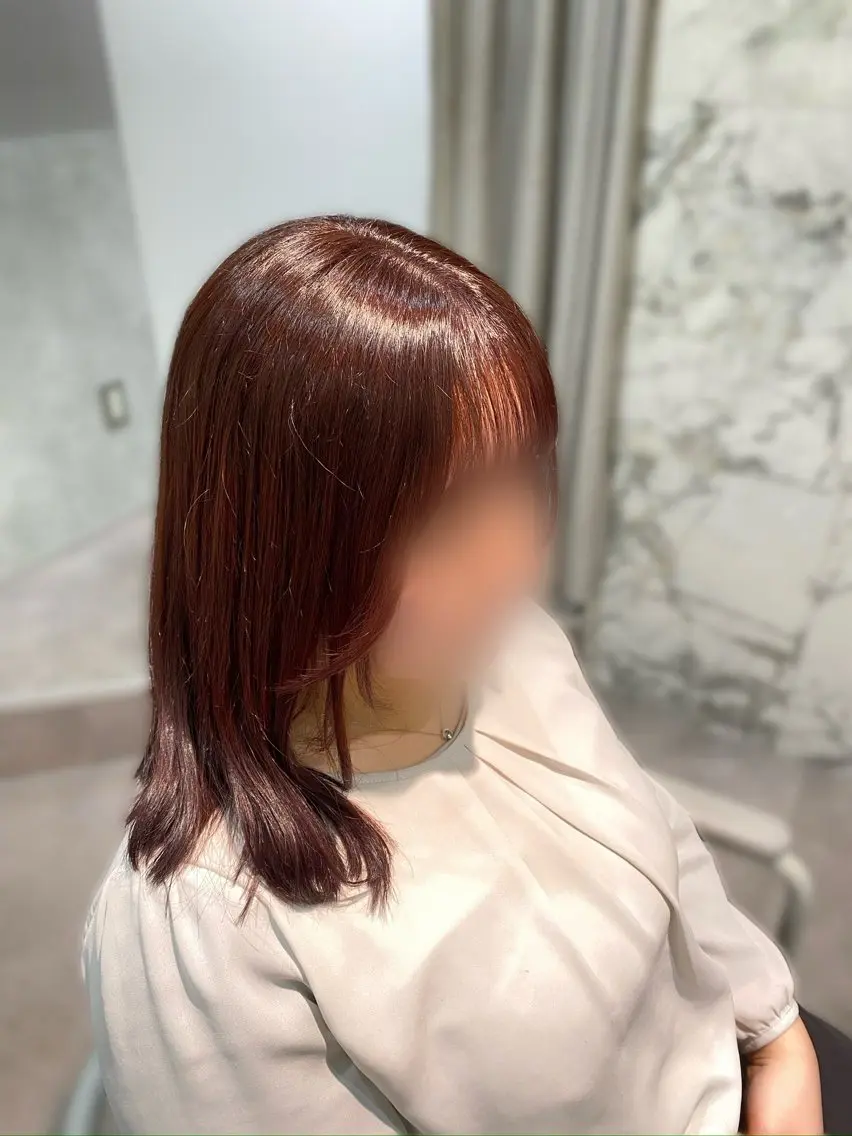 カラー 水竹 日向のヘアスタイル
