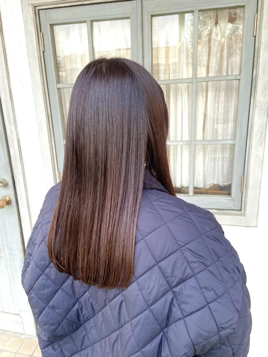 ロング 髪質改善 トリートメント 酸熱トリートメント アメリラブヘアー 土屋 洋平のヘアスタイル