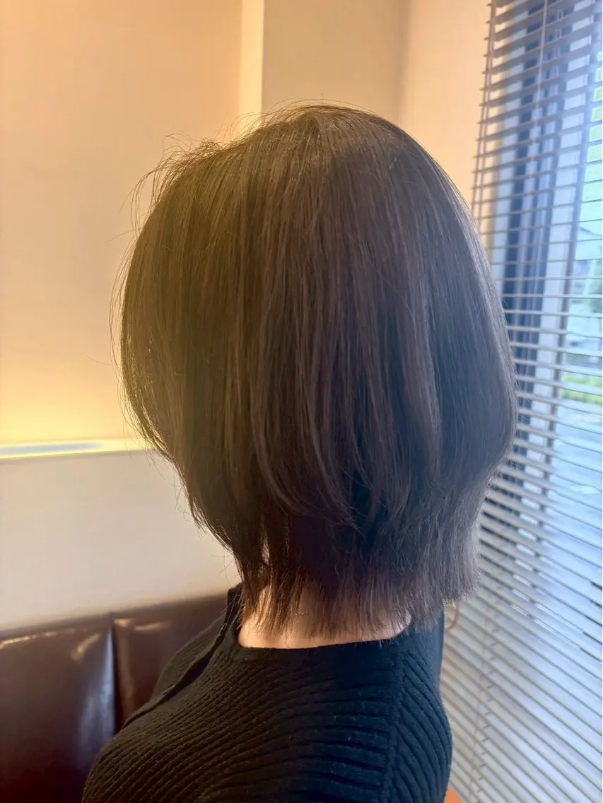 ミディアム mayuka GRUNWAYのヘアスタイル