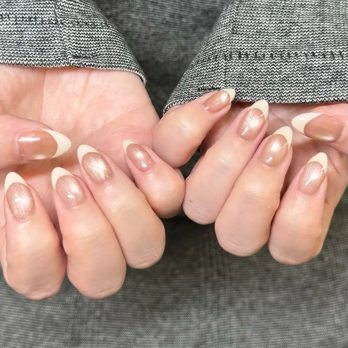 【オフなし🈚️】ハンド✋🏻フレンチネイル(ベースカラー込み)💅🏻✨️/北浦和/パラジェル変更可◎の写真
