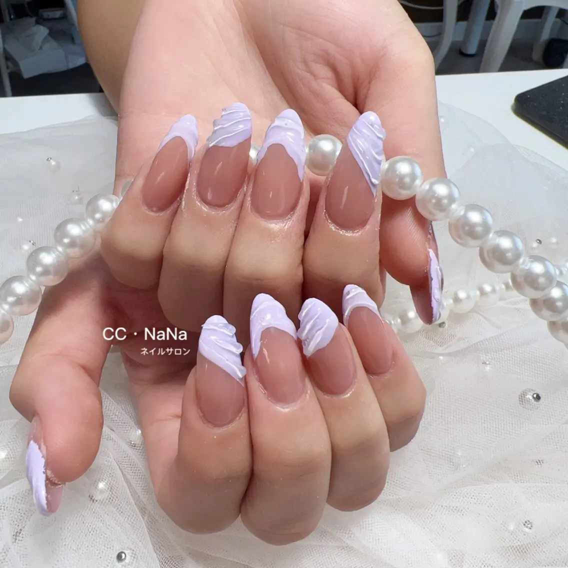 ネイル ゴールド スカルプネイル ハンドネイル CCNaNaスカルプ 長さだし専門💎Yoのネイルデザイン
