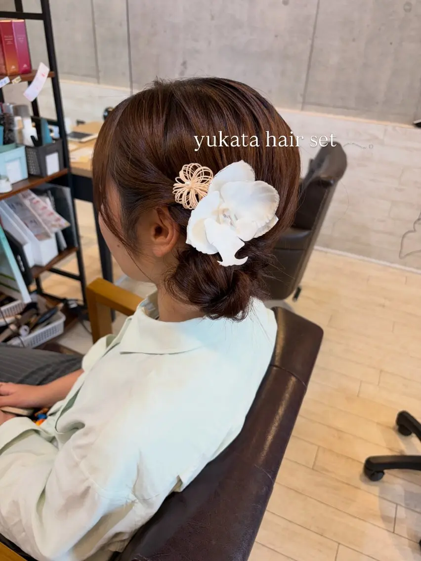 ヘアアレンジ 浴衣 高田 絵未のヘアスタイル