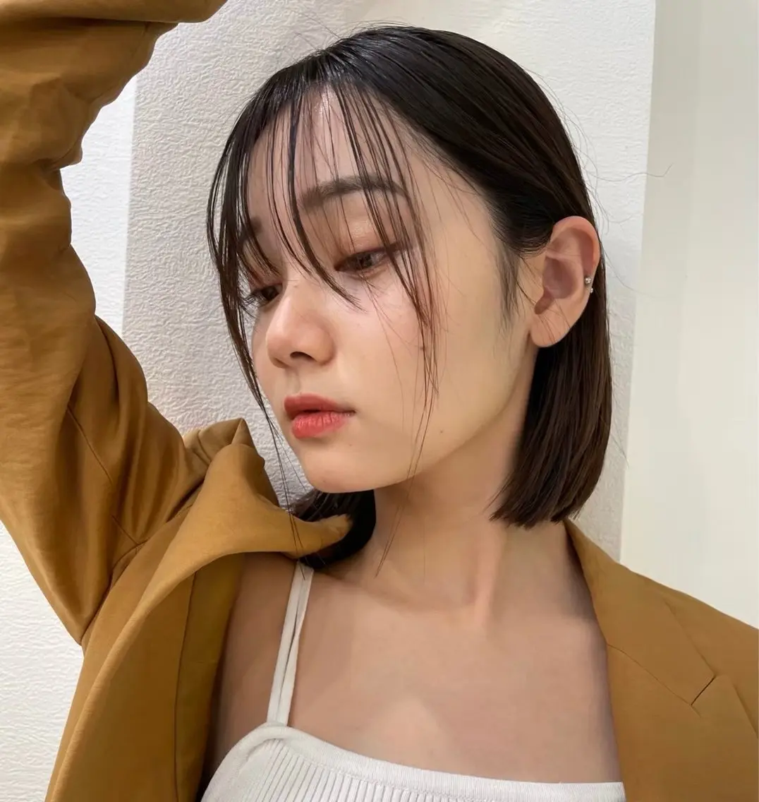 カット 縮毛矯正 トリートメント 縮毛¦ボブ¦艶カラー 💖今井 伶のヘアスタイル