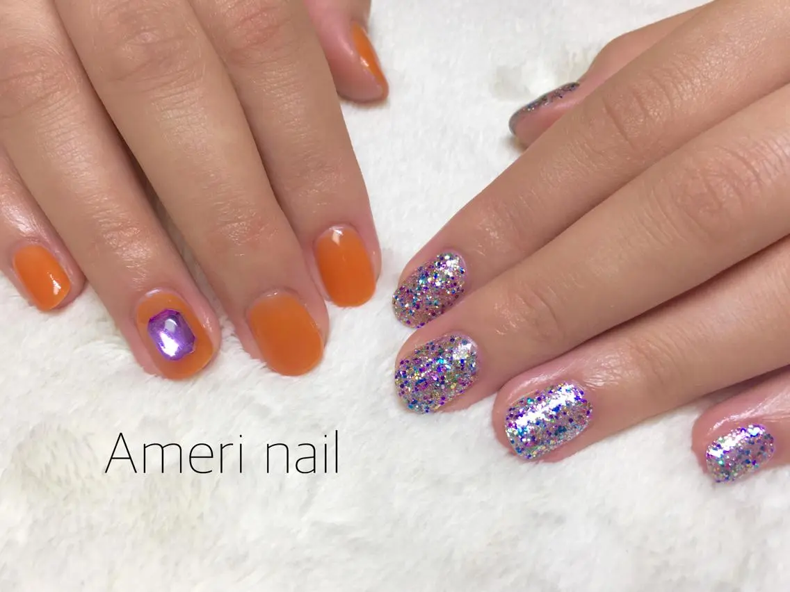 ネイル シンプルネイル Ameri nail /UKIのネイルデザイン