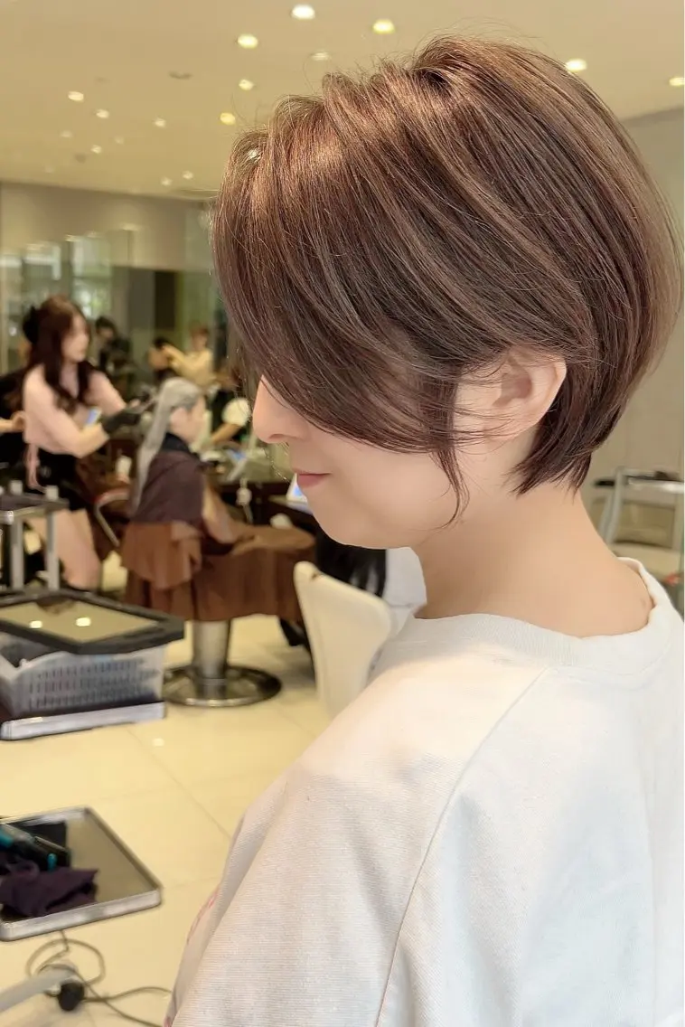 感動する髪質整形❣️骨格修正ｶｯﾄ+うねり除去+髪質整形ストレート👼✨映え確実ﾚﾃﾞｨｰｽ限定🌈の写真