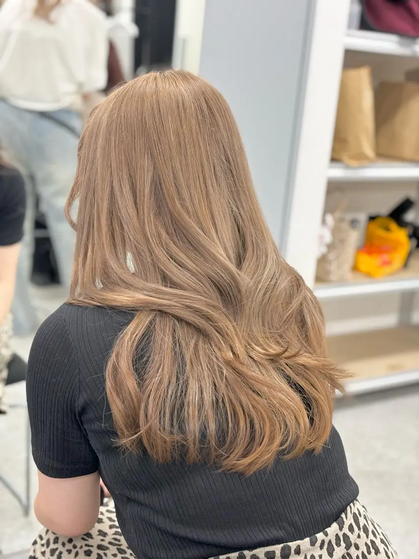 カラー ヘアカラー トリートメント 透明感💕今っぽ似合 わせ𝐍𝐨. 𝟏のヘアスタイル