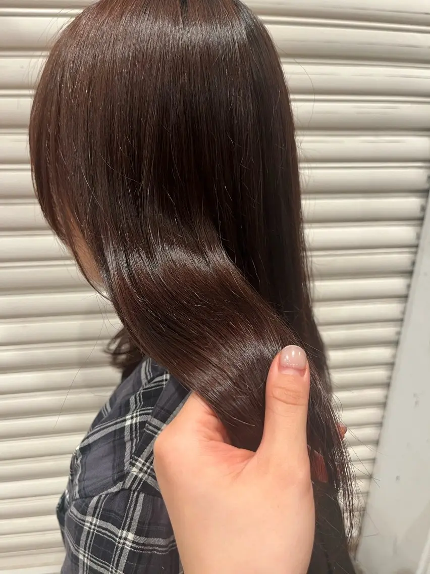 カラー 竹内 穂乃佳のヘアスタイル