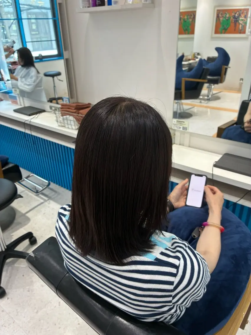 ミディアム 平尾 悠樹のヘアスタイル