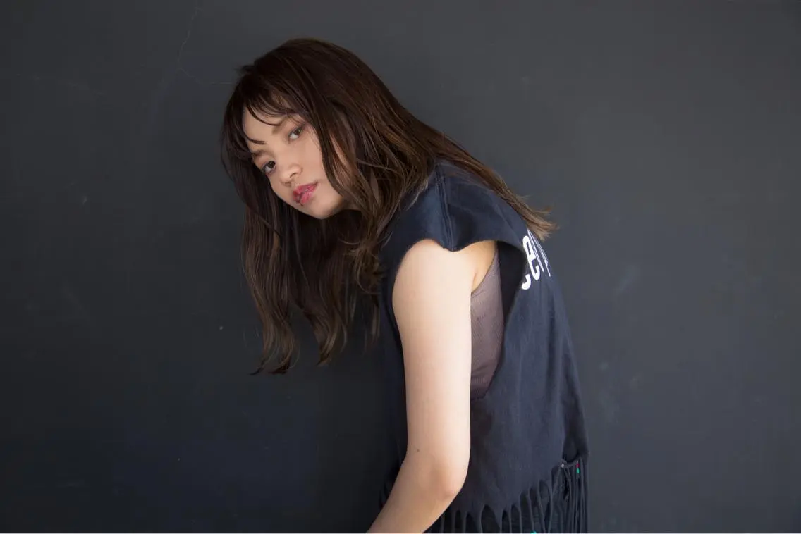 セミロング カラー ハイライトカラー ハイライト 似合わせカット トリートメント カット ヘアカラー トリートメント 池田 真由美のヘアスタイル