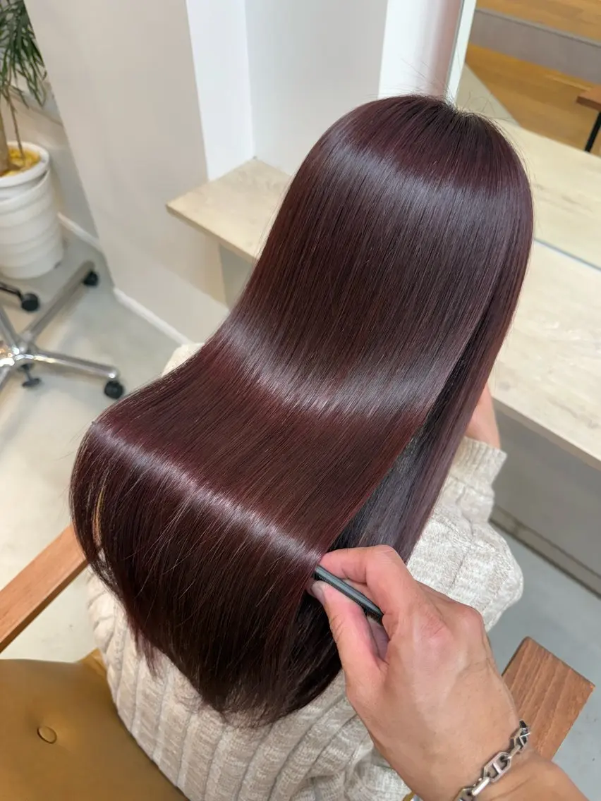 ロング カラー 吉田 裕太朗のヘアスタイル
