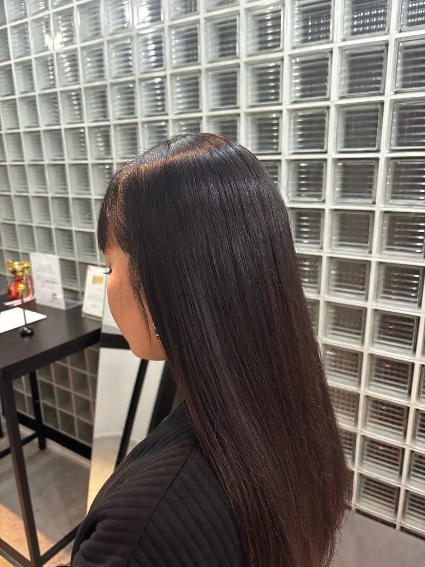 セミロング one by the ect佐々木輝人✨のヘアスタイル