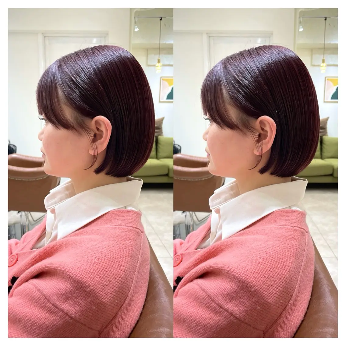ショート カラー カット ヘアカラー トリートメント 村山 茉衣のヘアスタイル