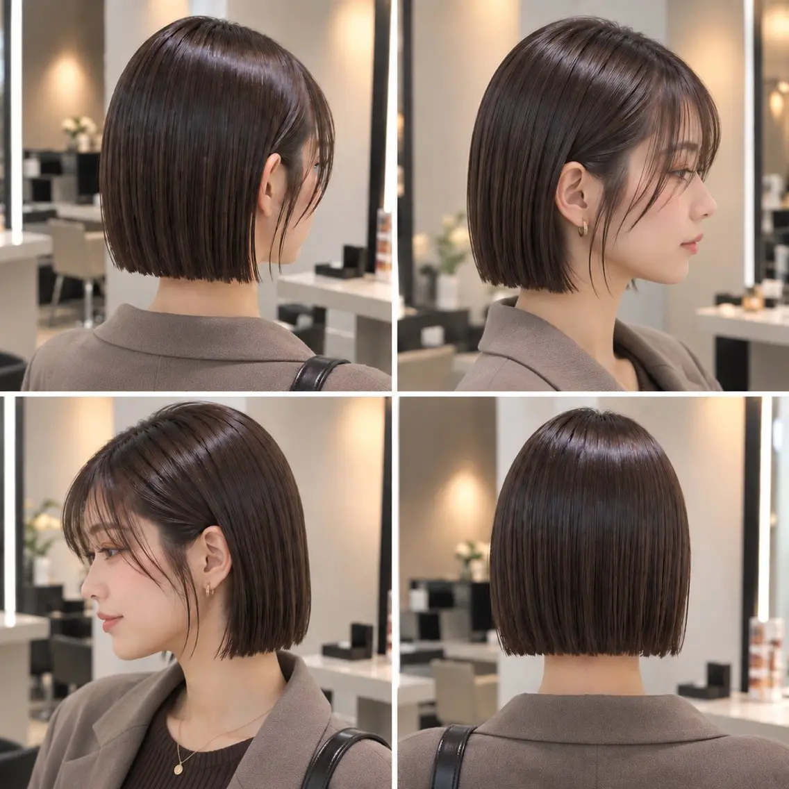 ショート カット 縮毛矯正 縮毛矯正×髪質改善 玉山直哉×天王町のヘアスタイル