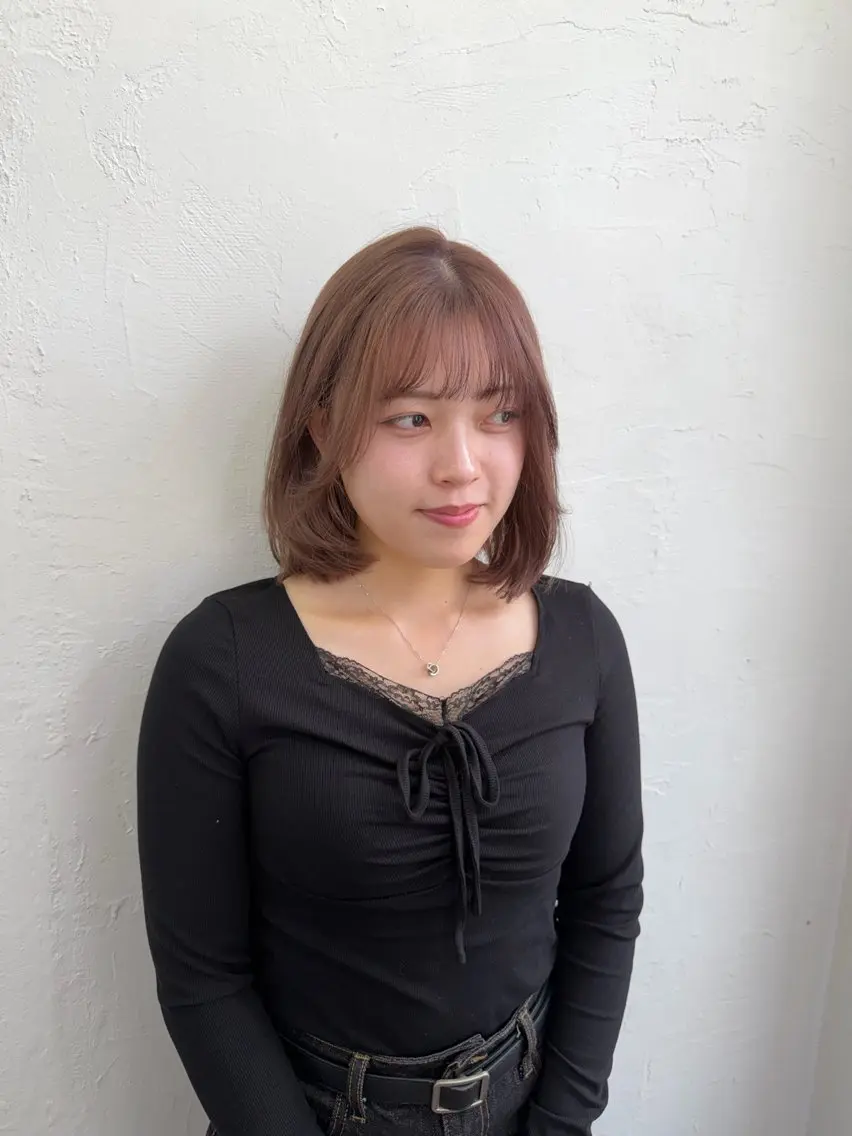 ミディアム カラー ヘアカラー Misora 🌼のヘアスタイル