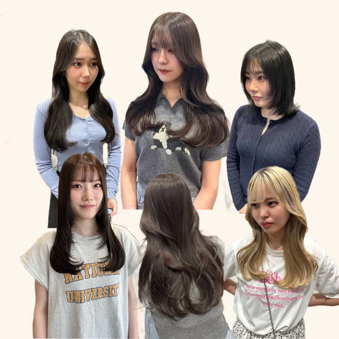 ロング 韓国風ヘア 稲本麻衣 【韓国ヘア】のヘアスタイル